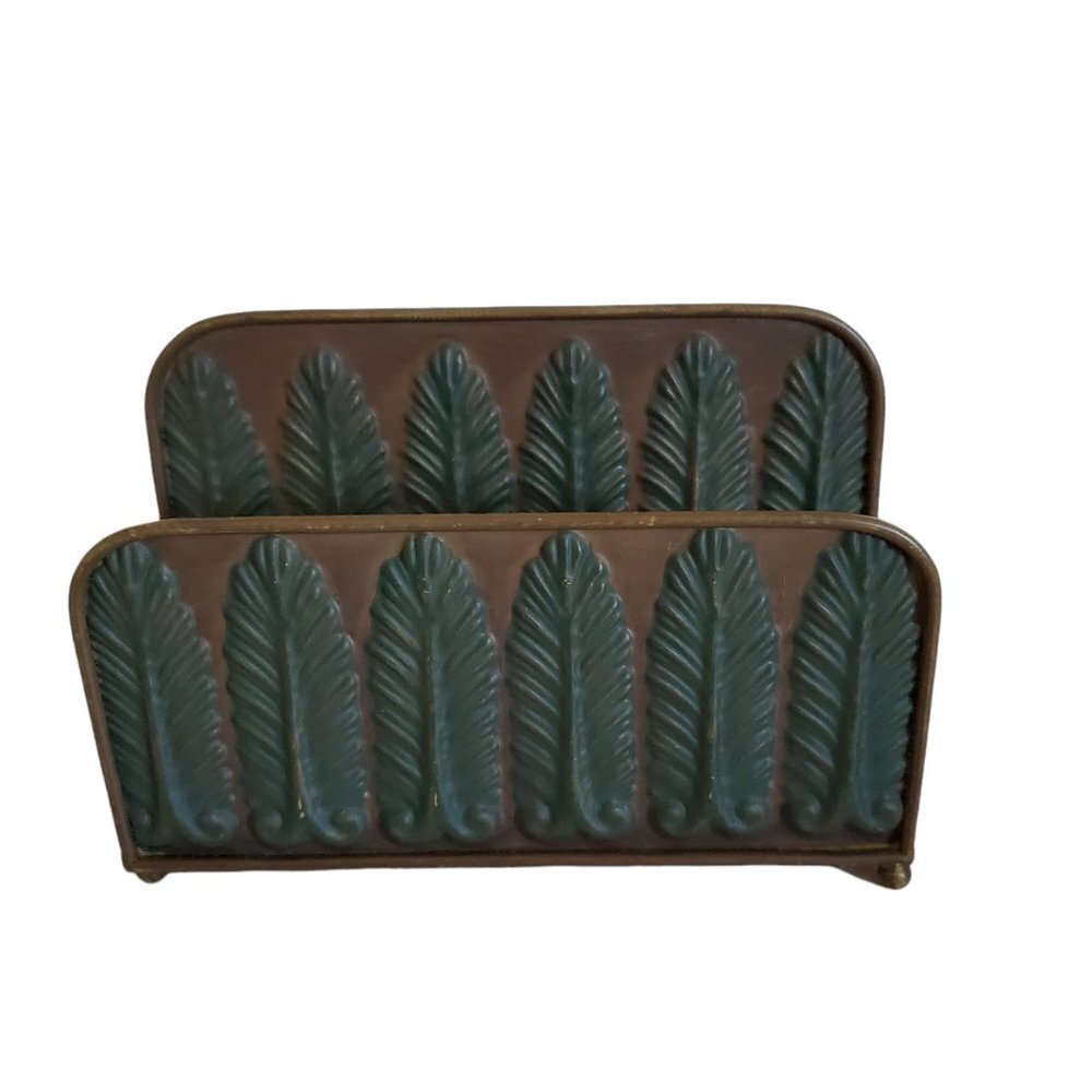 Pier 1 Metal Feather Mail Sorter Holder